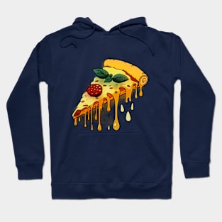 Melting Cheese and Pizza Slice Hoodie